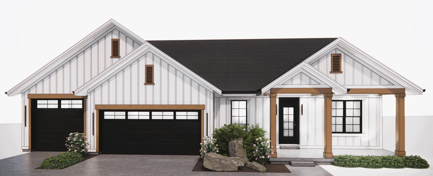 Chestnut exterior architectural rendering, 311 design study