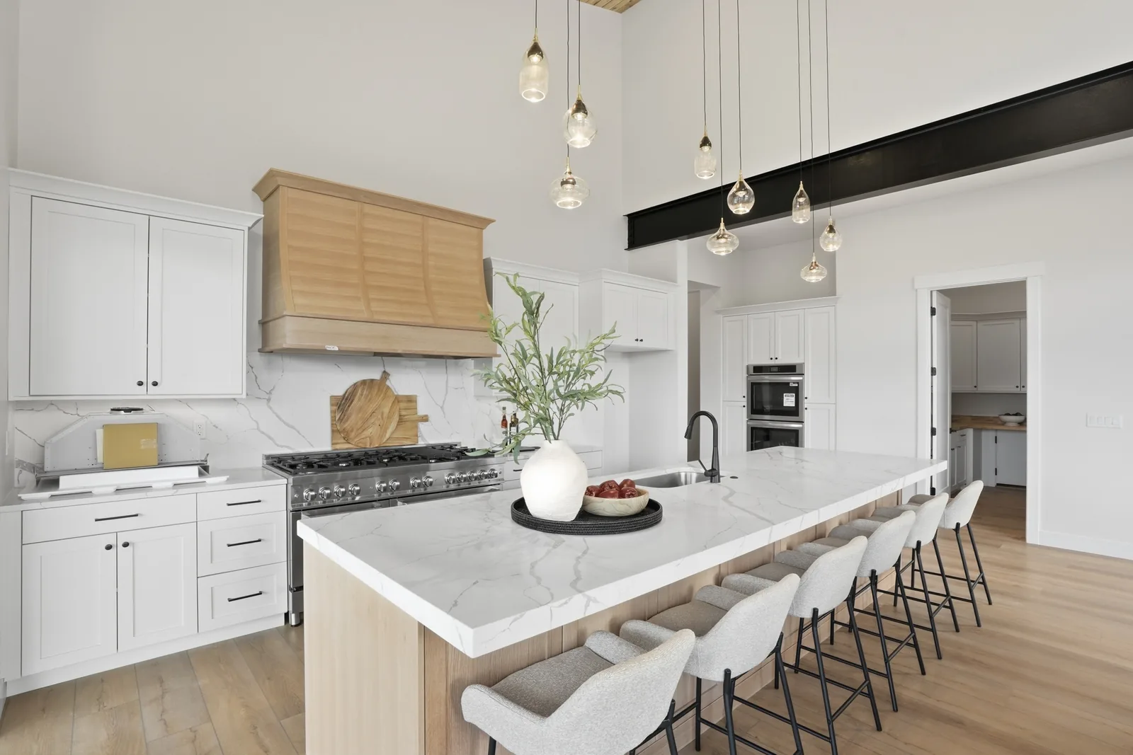 Denali II kitchen and dining space filled with natural light