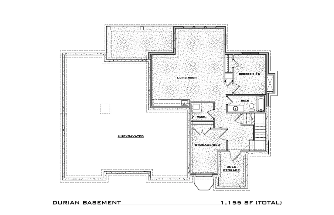 Durian Farmhouse Basement floor-plan preview