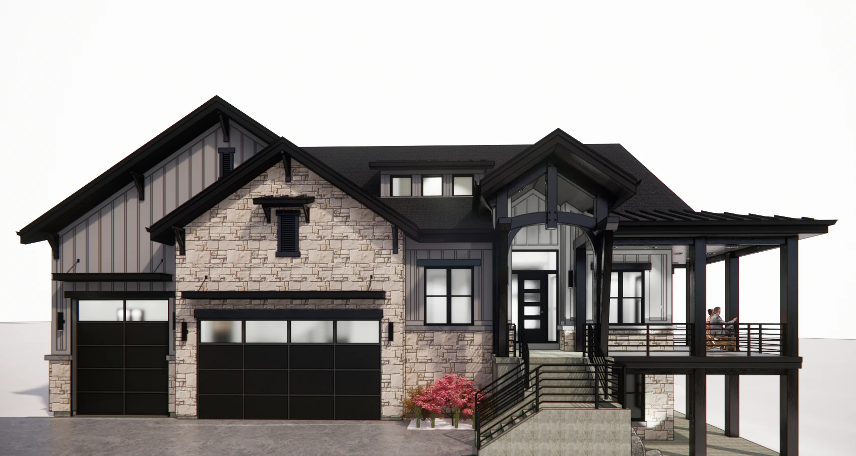 Lot RES151 Olympic architectural rendering — not a completed-home photograph