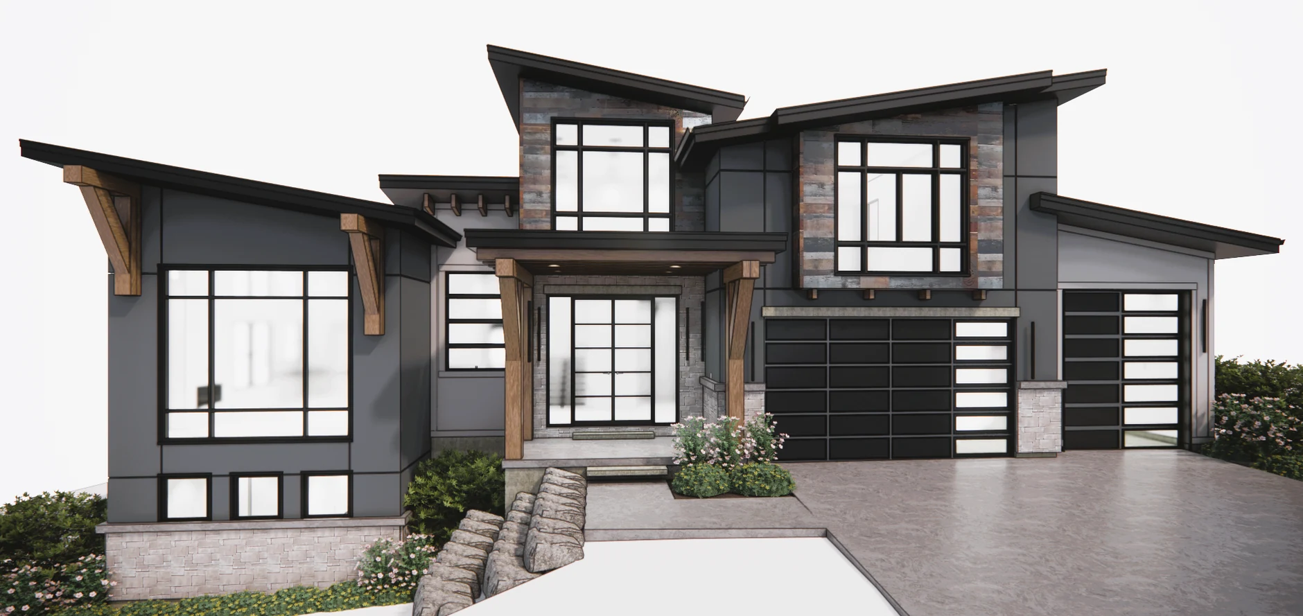 Lot VR28 Sequoia architectural rendering — not a completed-home photograph